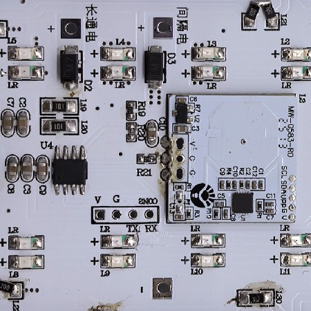 Radar sensor light board